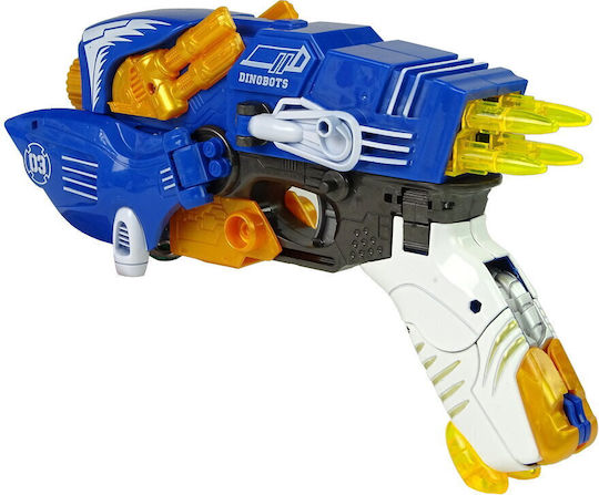 Leantoys Dinobots 2in1 Dinosaur Shot Gun Blue Pterosaur Shield