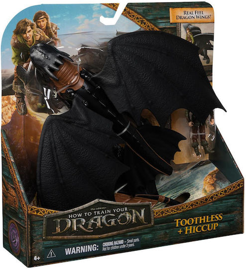 Φιγούρα Δράσης How to train your Dragon Toothless & Hiccup 25εκ.