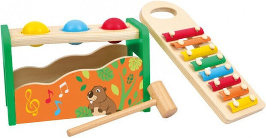 Giochi Preziosi Hammer Toy made of Wood with Music