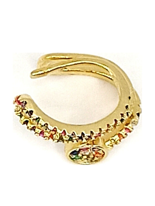 Prince Silvero Σκουλαρίκια Cuff από Ασήμι Επιχρυσωμένα Prince Silvero Σκουλαρίκια Cuff από Ασήμι Επιχρυσωμένα