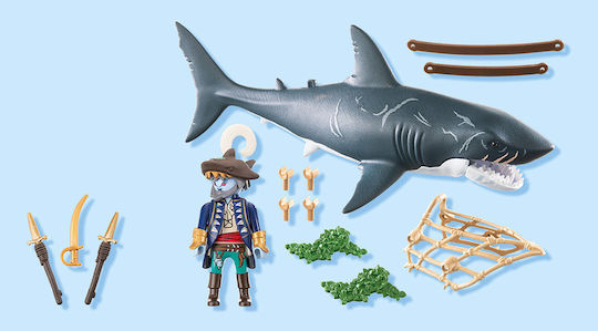 Playmobil Pirates Pirate With Giant Shark for 4-10 years old