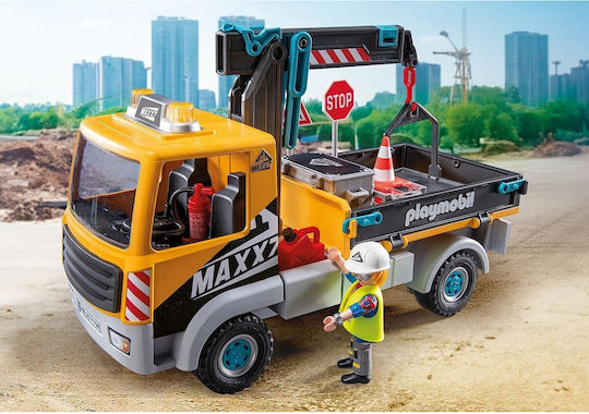 Playmobil Action-Helden LKW mit Kran für 4-10 Jahre