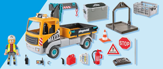 Playmobil Action-Helden LKW mit Kran für 4-10 Jahre