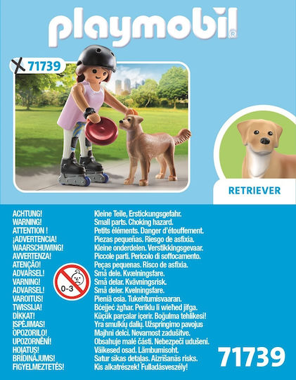 Playmobil MyLife Σκέιτερ Με Ριτρίβερ για 4-10 ετών