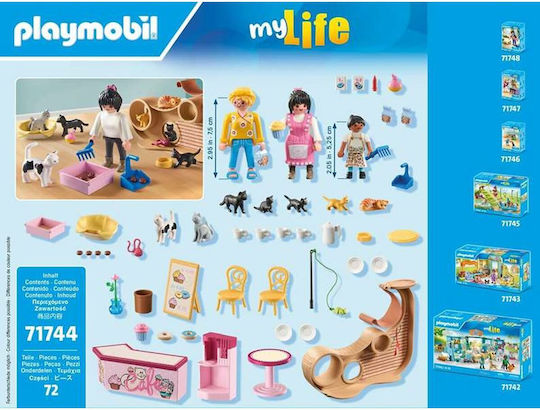 Playmobil MyLife Cat Café for 4-10 years old