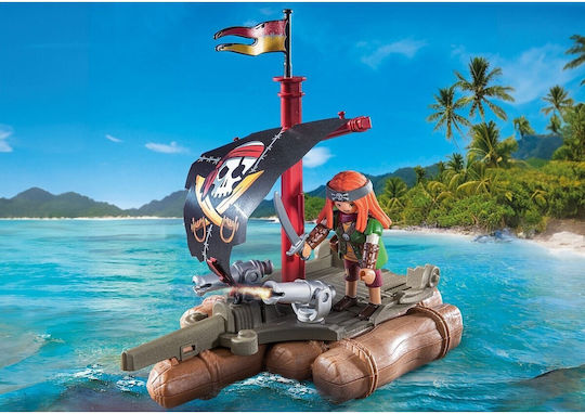 Playmobil Pirates Pirate Raft With Cannons For 4-10 Years