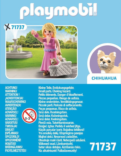 Playmobil MeinLeben Frau mit Chihuahua & Korb für 4-10 Jahre