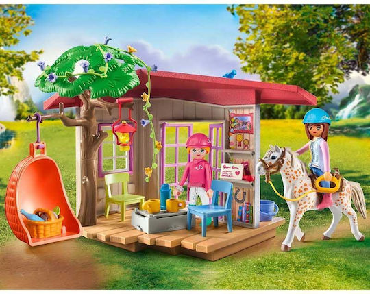 Playmobil Horses Of Waterfall Clubhouse Riding for 5-12 years old