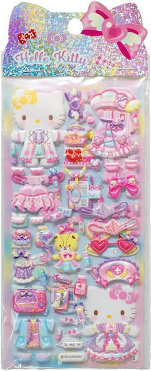 Hello Kitty Verschiedene Geprägte Aufkleber 20 Stk