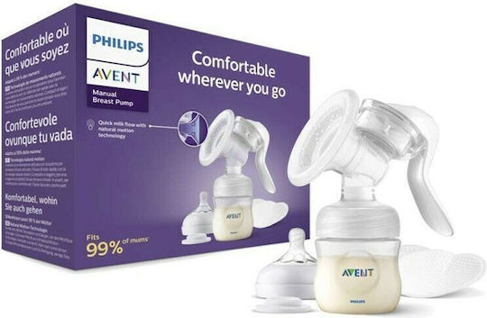 Philips Avent Χειροκίνητο Μονό Θήλαστρο Λευκό 125ml
