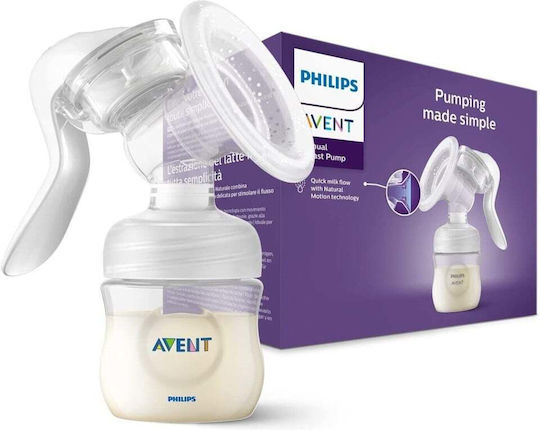 Philips Manual Single Breast Pump Avent Transparent 125ml