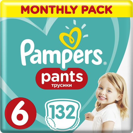 Pampers Diaper Pants Pants Monthly Pack No. 6 for 14-19kg 132pcs