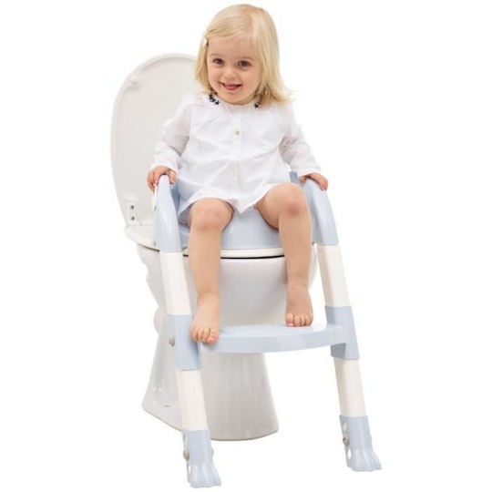 Thermobaby Toddler Toilet Seat Kiddyloo with Footrest and Handles Blue