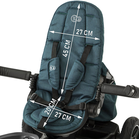 Kinderkraft Easytwist Μετατρεπόμενο με Χειρολαβή Γονέα 5 σε 1 για 3+ Ετών Πράσινο