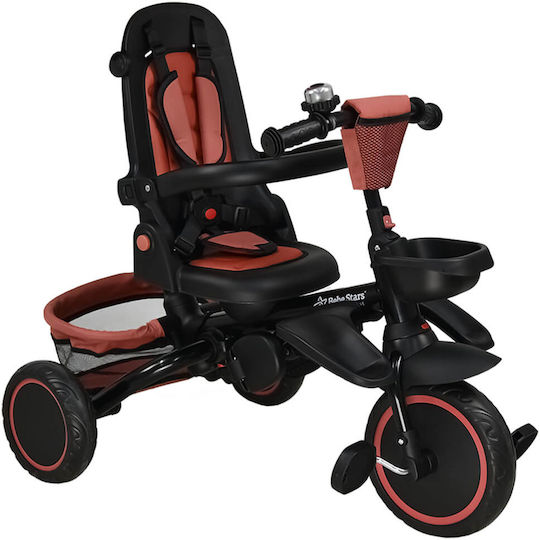 Bebe Stars 360° Racer Pliabil și Tricicletă Pentru Copii 3 în 1 pentru 1-5 Ani Sunburnt