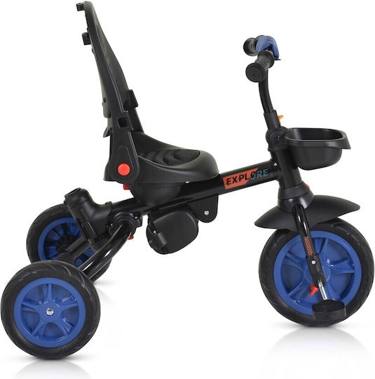 Byox Convertible Kids Tricycle with Parental Handle for 12 Months Blue