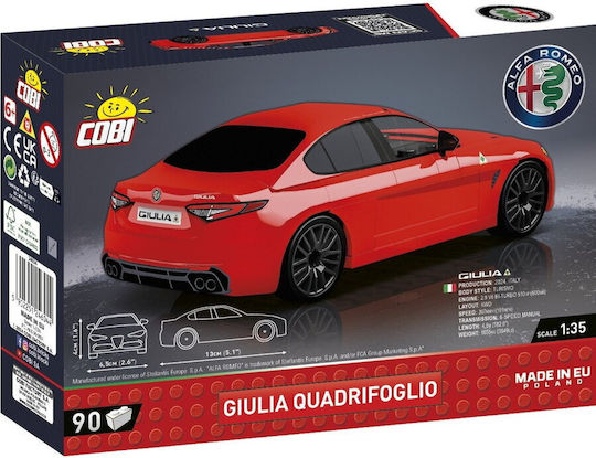 Cobi Τουβλάκια Alfa Romeo Giulia Quadrifoglio 90τμχ