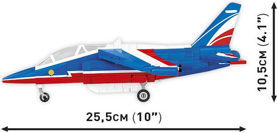 Cobi Building Blocks Alpha Jet Patrouille de France For 7+ Years 387 Pieces