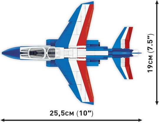 Cobi Building Blocks Alpha Jet Patrouille de France For 7+ Years 387 Pieces