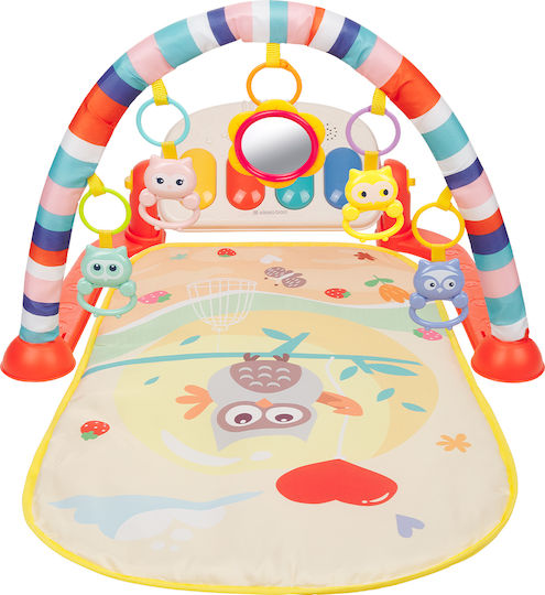 Kikka Boo Happy Owl Activity Gym with Music for Newborns