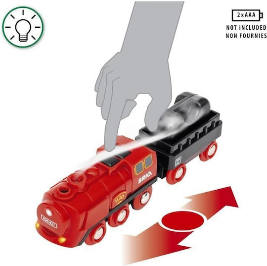 Brio Toys Locomotive Set Σετ με Τρενάκι για 3+ Ετών
