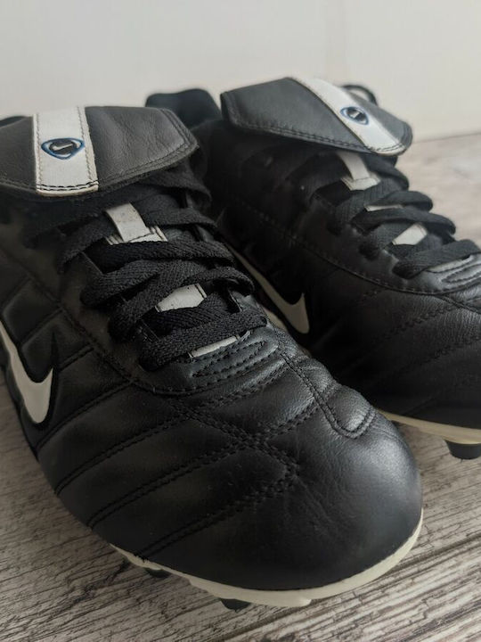 Nike Tiempo Premier Pro Fg FG Ποδοσφαιρικά Παπούτσια με Τάπες Μαύρα Nike Tiempo Premier Pro Fg FG Ποδοσφαιρικά Παπούτσια με Τάπες Μαύρα