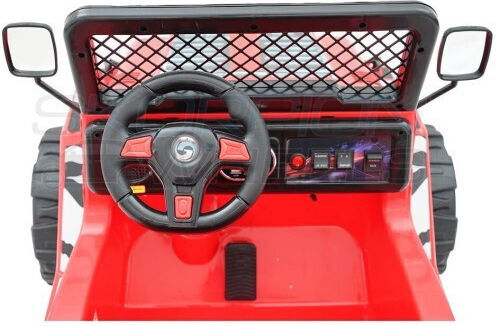 Wrangler Style Διθέσιο Τύπου 12 Volt Κόκκινο