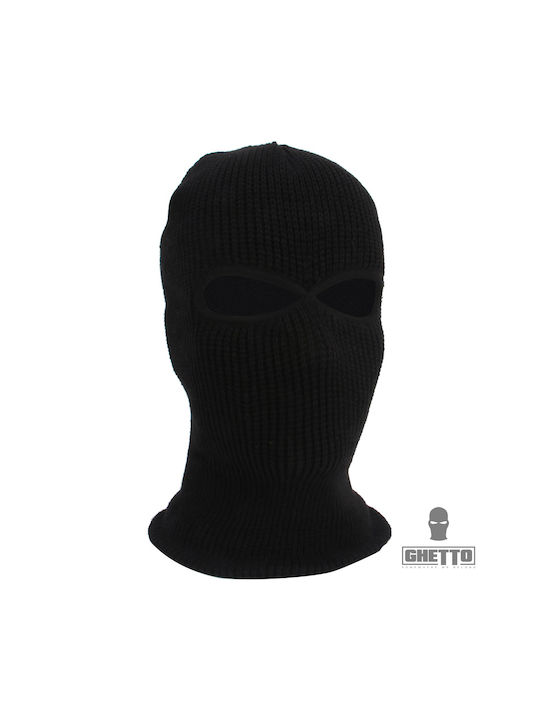 Ghetto Vollgesichts-Balaclava für Motorradfahrer Schwarz Farbe