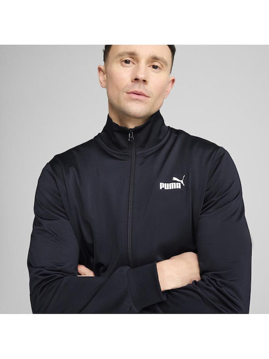 Essentials Tracksuit Glossy with Elastic Blue