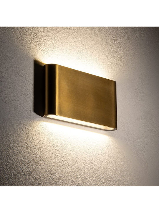 Nowodvorski Lumină de exterior montată pe perete LED cu Alb Cald Lumină 17.5x9εκ.