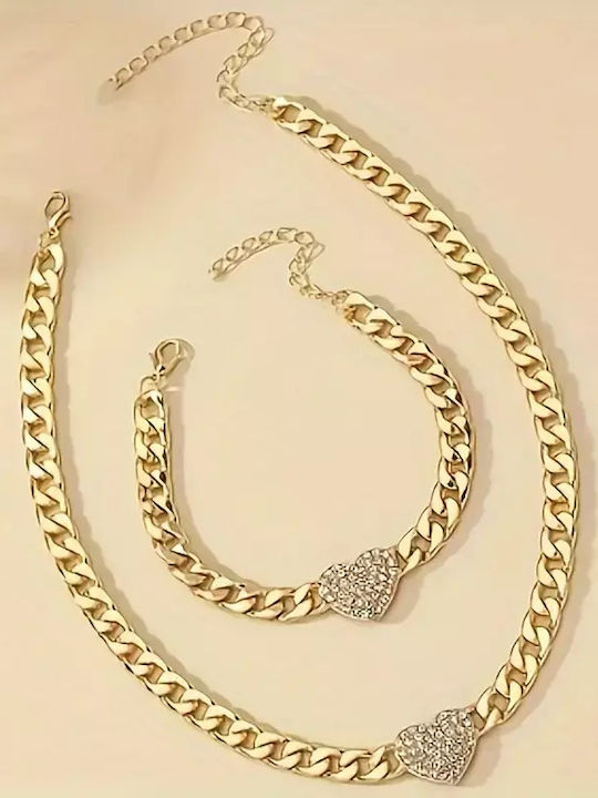 Set mit Halskette & Armband