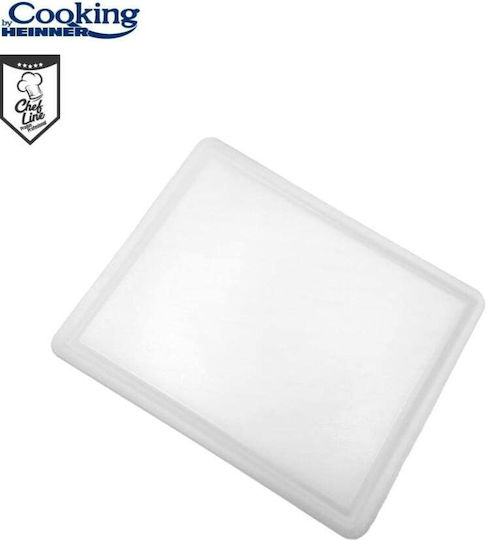 Heinner HDPE White Cutting Board 32.5x26.5x2cm