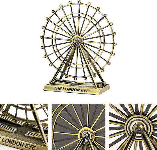 Vintage London Eye Creative Μεταλλική Ρόδα 23cm 7dis60