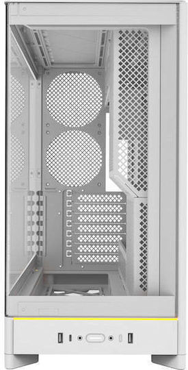 Montech HS01 Midi Tower Κουτί Υπολογιστή Λευκό