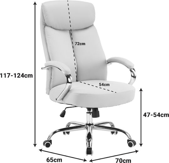 Pakketo Venza Bürostuhl mit Neigen und Einstellbaren Armen Beige