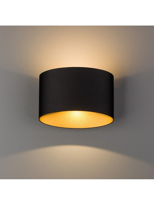 Nowodvorski Ellipses Επιτοίχιο Εξωτερικό Σποτ LED IP54 5W με Θερμό Λευκό Φως 17x14εκ.
