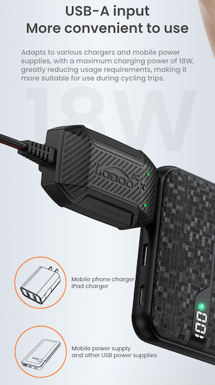 Loboo Φορτιστής Μοτοσυκλέτας με Θύρα: 1xUSB
