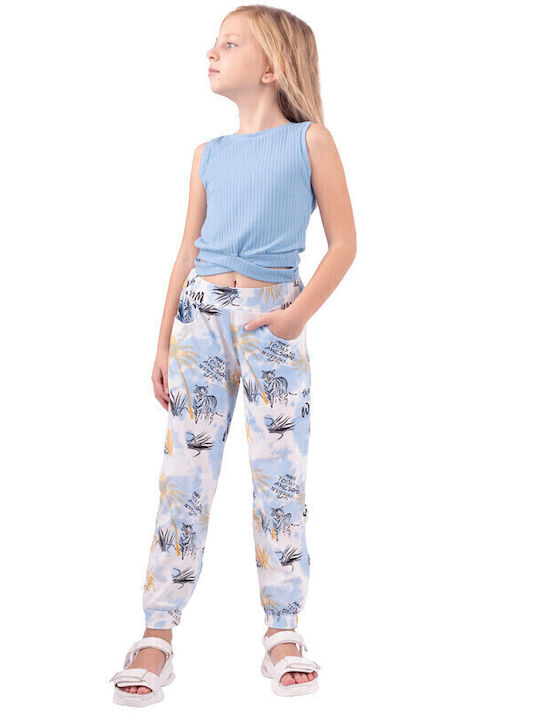 Evita Kids Set with Light Blue Pants 2 Pieces
