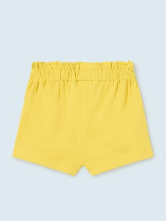 Kinder-Set mit Shorts Sommer 3Stück Gelb Mimosa