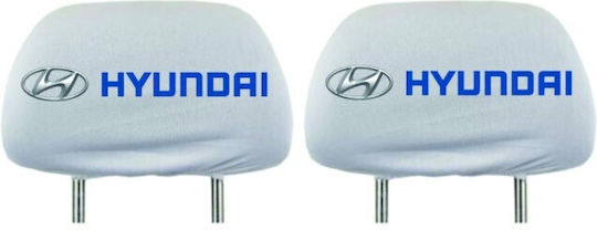 Set 2 Headrest Covers Hyundai Car Range