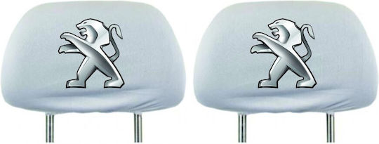 Set 2 Headrest Covers Peugeot Car Range