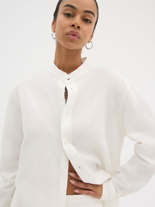 Women's Long Sleeve Shirt White