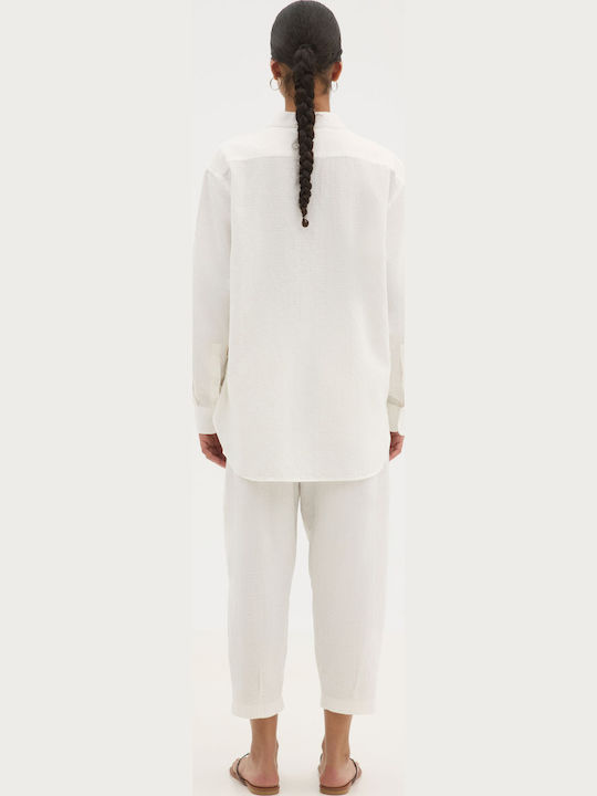 Women's Long Sleeve Shirt White