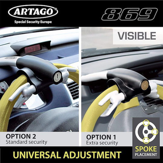 Artago Anti-theft Car Steering Wheel Lock