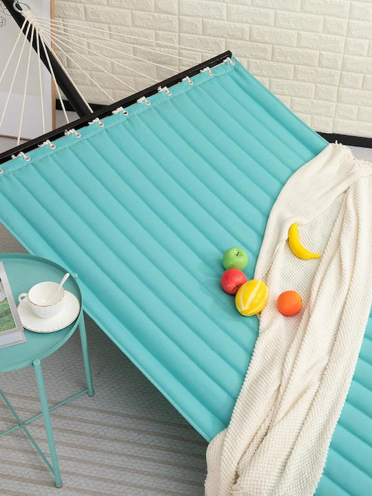 Hammock Aiură King Size material textil cu suport Gri 350x120x74buc