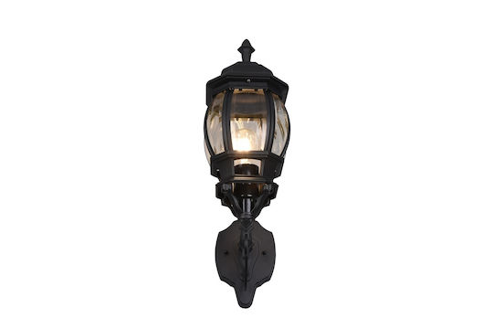 Trio Lighting Επιτοίχιο Εξωτερικό Φαναράκι E27 IP44 24.5x15.5x49.5εκ.