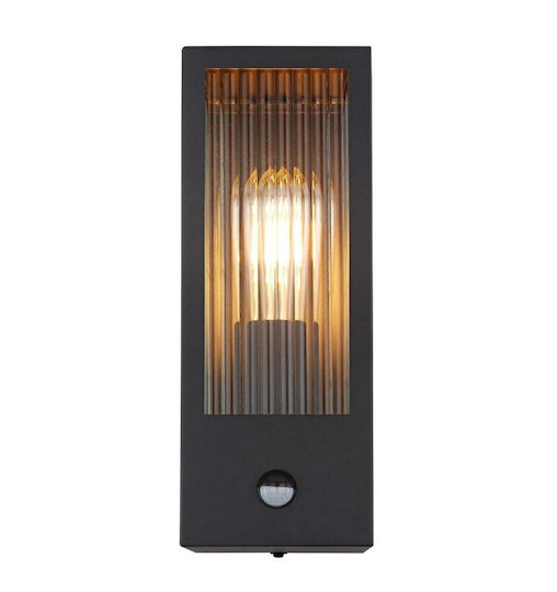 Globo Lighting Wall-Mounted Outdoor Lantern E27 IP44 12x32εκ.