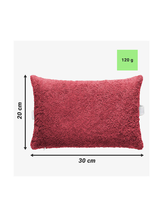 Jemidi24 Sofa-Kissen aus 100% Baumwolle Rot 20x30cm.
