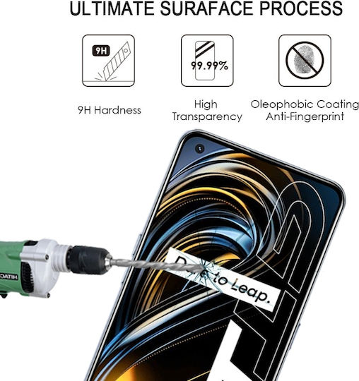 Full Glue Sticlă Temperată Realme GT 5G Neagră