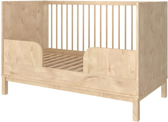Faktum Polymorphische Babybett Astrid Wave Braun mit Matratze